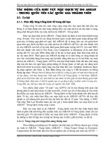 Tác động của khu vực mậu dịch tự do ASEAN - Trung Quốc tới các quốc gia thành viên