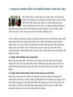 7 nguyên nhân tiềm ẩn khiến nhân viên bỏ việc