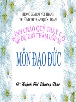 Giáo án rèn KNS cho HS