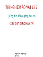 Thi nghiệm ảo lý 7