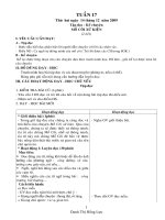 Giáo án 3 Tuần 17(CKT)
