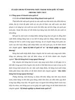 LÝ LUẬN CHUNG VỀ PHƯƠNG THỨC THANH TOÁN QUỐC TẾ THEO PHƯƠNG THỨC TDCT