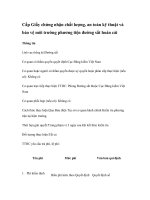 Cấp Giấy chứng nhận chất lượng, an toàn kỹ thuật và bảo vệ môi trường phương tiện đường sắt hoán cải