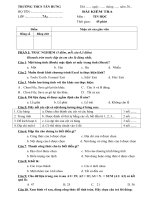 BAI KIEM TRA 1 TIET ( BAI SO 1.2)