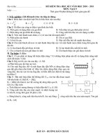 Đề KT HKI Lớp 9( 2010-2011)