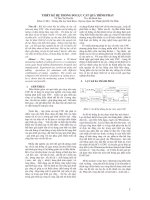 THIẾT KẾ HỆ THỐNG ĐO LỰC CẮT QUÁ TRÌNH PHAY