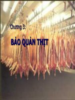 Chương 3_ Bảo quản thịt