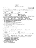 kiểm tra một tiết lý 7