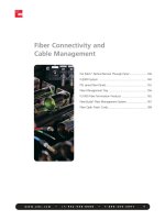 Fiber Connectivity and Cable Management
