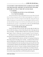 CÁC GIẢI PHÁP VÀ KIẾN NGHỊ NHẰM NÂNG CAO HIỆU QUẢ QUY TRÌNH GIAO NHẬN HÀNG HÓA  NHẬP KHẨU VẬN CHUYỂN BẰNG CONTAINER ĐƯỜNG BIỂN TẠI  CÔNG TY TNHH  TIẾP  VẬN  HOA THANH