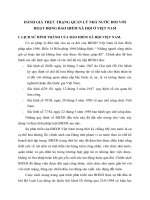ĐÁNH GIÁ THỰC TRẠNG QUẢN LÝ NHÀ NƯỚC ĐỐI VỚI HOẠT ĐỘNG BẢO HIỂM XÃ HỘI Ở VIỆT NAM