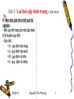 Lai hai cap tinh trang (tiep)