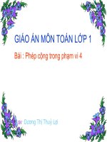 giao an toan lop 1