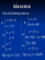 Bài giải bài toán bằng cách lập hệ PT(1)