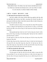 TÌNH HÌNH THỰC TẾ CÔNG TÁC KẾ TOÁN CHI PHÍ SẢN XUẤT VÀ TÍNH GIÁ THÀNH SẢN PHẨM XÂY LẮP TẠI CÔNG TY ĐẦU TƯ XÂY DỰNG VÀ PHÁT TRIỂN CÔNG NGHỆ