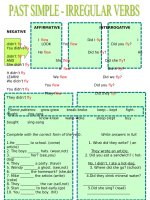Past Simple-Irregular Verbs