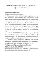 THỰC TRẠNG TÍN DỤNG NGẮN HẠN TẠI SỞ GIAO DỊCH 1NHCT VIỆT NAM