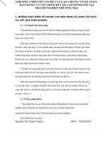 CHƯƠNG I MỘT SỐ VẤN ĐỀ LÝ LUẬN CHUNG VỀ KẾ TOÁN