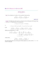 Đáp án cuộc thi MIC