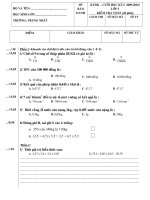 Đề KT HK1 Toán 5