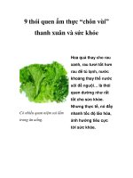 9 thói quen ẩm thực “chôn vùi” thanh xuân và sức khỏe