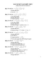 On vao THPT Đại số