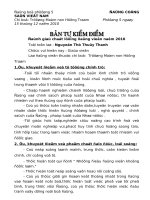 Bảng đánh giá chất lượng đảng viên năm 2010