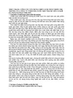 THỰC TRẠNG  CÔNG TÁC XÂY DỰNG CHIẾN LƯỢC PHÁT TRIỂN THỊ TRƯỜNG CỦA CÔNG TY TNHH NHÀ NƯỚC MỘT THÀNH VIÊN CƠ KHÍ HÀ NỘI GIAI ĐOẠN 2006-2015