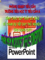 LUYỆN TỪ VÀ CÂU - LỚP 3