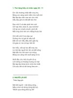 thơ tặng thầy cô 20/11