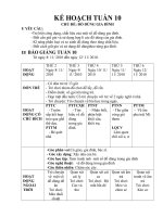 tất cả các bài trong tuần 10