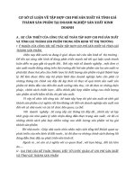 CƠ SỞ LÝ LUẬN VỀ TẬP HỢP CHI PHÍ SẢN XUẤT VÀ TÍNH GIÁ THÀNH SẢN PHẨM TẠI DOANH NGHIỆP SẢN XUẤT KINH DOANH