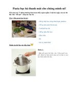 Pasta bạc hà thanh mát cho chúng mình nè!