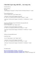 Chèn link tỉ giá vàng