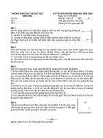 HSG Lý 8 năm 2004-2005 Ninh Hòa