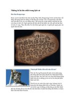 Những bí ẩn lớn nhất trong lịch sử