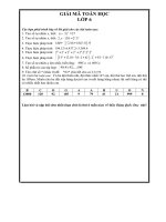 Chìa khóa tuần 12 - Toán 6