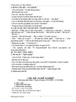 kế hoạch tuần CĐ Nghề nghiệp 5-6 tuổi