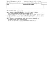 Đề KSCL toan 6( Tuần 15)