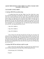 LỊCH SỬ HÌNH THÀNH VÀ PHÁT TRIỂN CỦA CÔNG TY RƯỢU NƯỚC GIẢI KHÁT THĂNG LONG