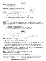 ÔN TẬP HK I-ĐỀ 3 + 4 + 5.doc