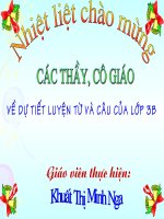 BÀI THI GVDG - LT&C LỚP 3