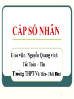 Cấp số nhân-Lớp 11