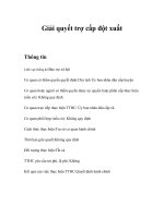 Giải quyết trợ cấp đột xuất