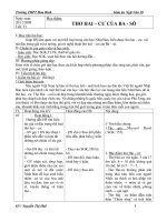 THƠ HAI – CƯ CỦA BA - SÔ