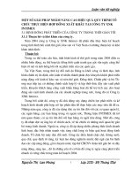 MỘT SỐ GIẢI PHÁP NHẰM NÂNG CAO HIỆU QUẢ QUY TRÌNH TỔ CHỨC THỰC HIỆN HỢP ĐỒNG XUẤT KHẨU TẠI CÔNG TY XNK INTIMEX