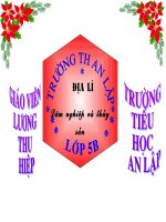 Địa lí  Lâm nghiệp và thủy sản