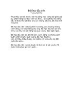 Loi bai hat : Bai hoc dau tien