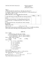 Đề kiểm tra số học6