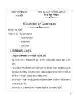 kế hoach ngũ văn9